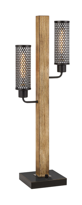 Two Light Table Lamp from the Lenox collection in Dark Bronze finish