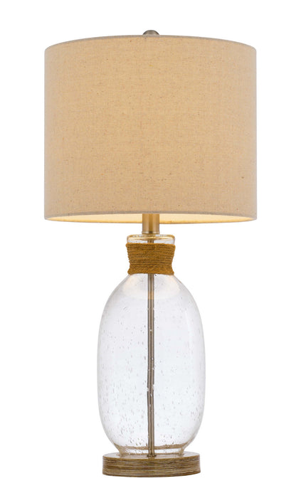 One Light Table Lamp from the Seymour collection in Wood finish