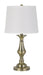 Cal Lighting - BO-2945TB-2 - Two Light Table Lamp - Alcoy - Antique Brass