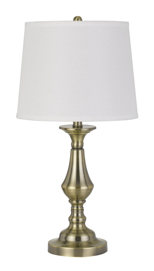 Cal Lighting - BO-2945TB-2 - Two Light Table Lamp - Alcoy - Antique Brass
