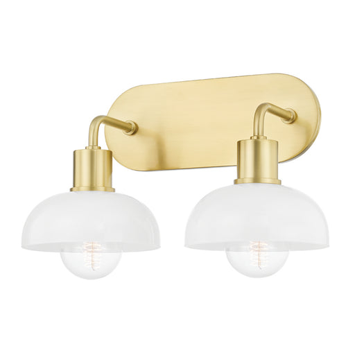 Mitzi - H107302-AGB - Two Light Bath Bracket - Kyla - Aged Brass