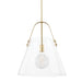 Mitzi - H162701XL-AGB - One Light Pendant - Karin - Aged Brass