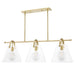 Mitzi - H162903-AGB - Three Light Island Pendant - Karin - Aged Brass