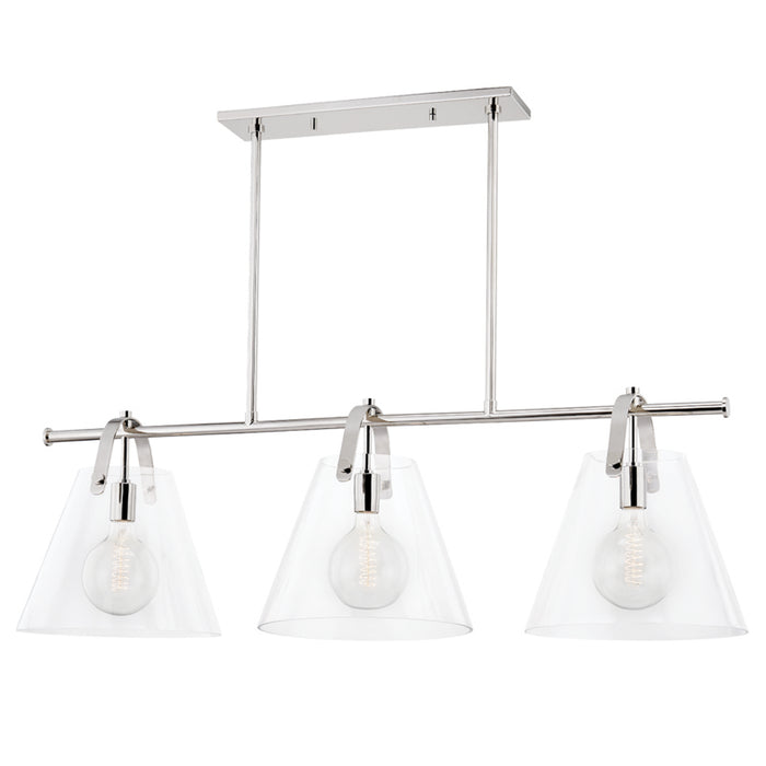 Mitzi - H162903-PN - Three Light Island Pendant - Karin - Polished Nickel
