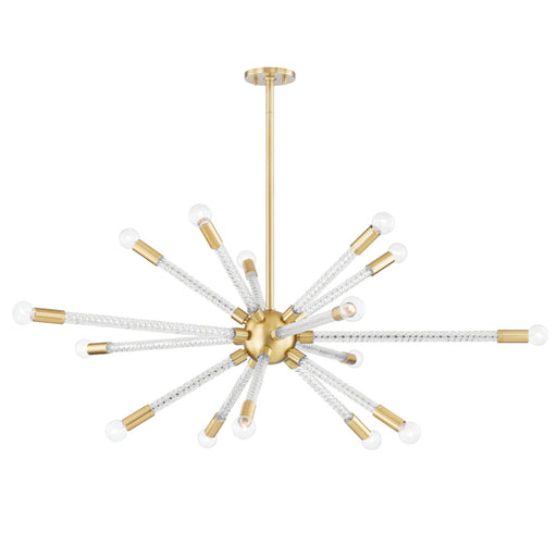 Mitzi - H256815-AGB - 15 Light Chandelier - Pippin - Aged Brass