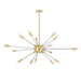 Mitzi - H256815-AGB - 15 Light Chandelier - Pippin - Aged Brass