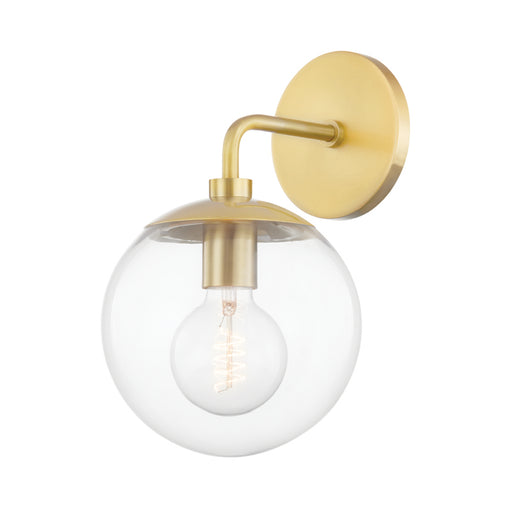 Mitzi - H503101-AGB - One Light Wall Sconce - Meadow - Aged Brass