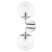 Mitzi - H503102-PN - Two Light Wall Sconce - Meadow - Polished Nickel