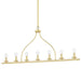 Mitzi - H511907-AGB - Seven Light Island Pendant - Kendra - Aged Brass