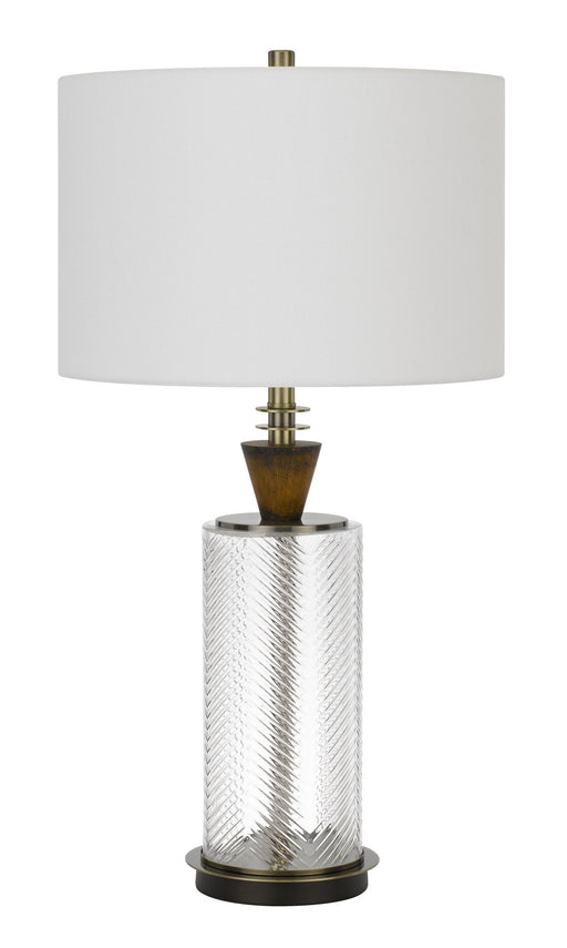 Cal Lighting - BO-2987TB - One Light Table Lamp - Sherwood - Glass/Dark Bronze