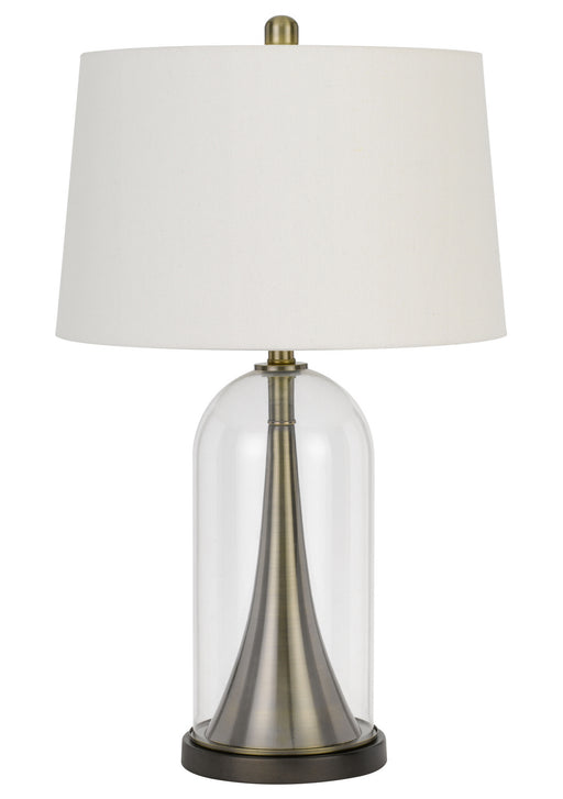 Cal Lighting - BO-2989TB - One Light Table Lamp - Camargo - Glass/Antique Brass