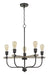 Cal Lighting - FX-3734-5 - Five Light Chandelier - Sion - Natural Wood/Iron