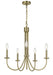 Cal Lighting - FX-3736-5 - Five Light Chandelier - Spiez - Antique Brass
