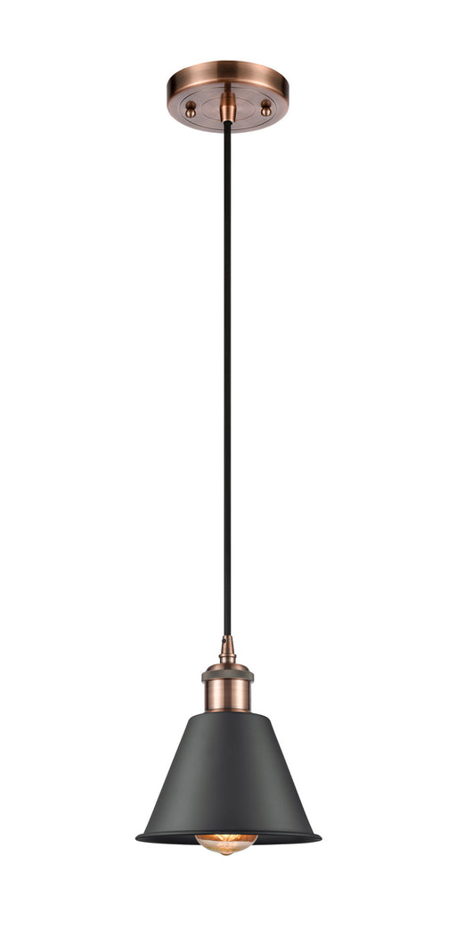 Innovations - 516-1P-AC-M8-LED - LED Mini Pendant - Ballston - Antique Copper