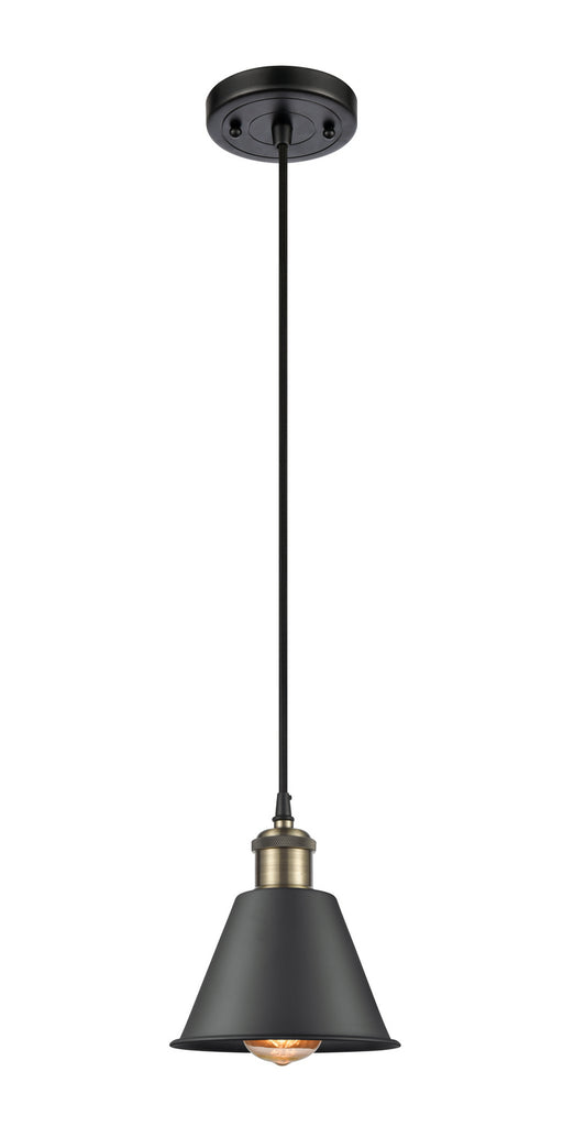 Innovations - 516-1P-BAB-M8 - One Light Mini Pendant - Ballston - Black Antique Brass