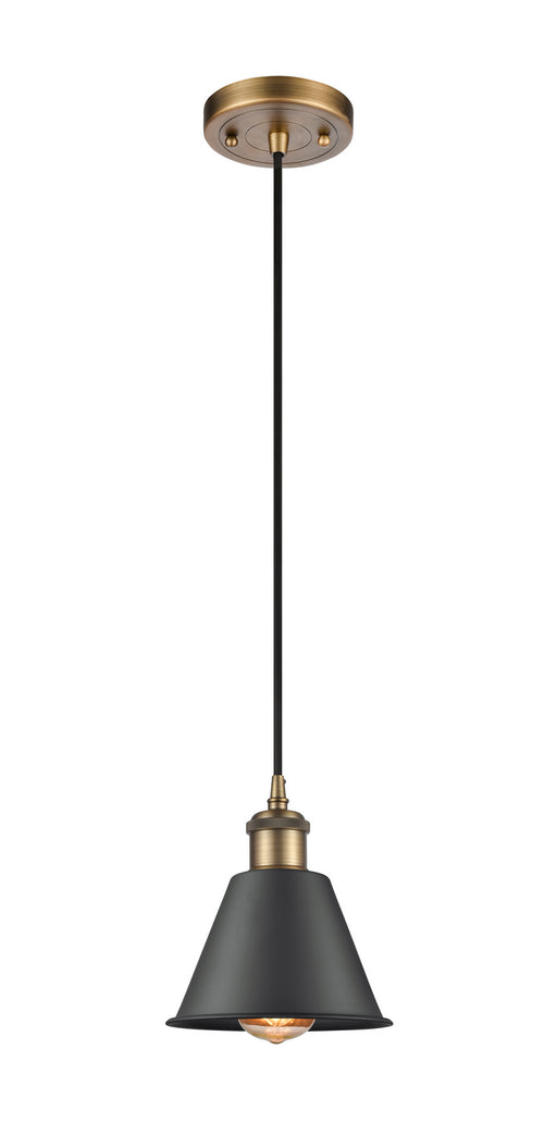 Innovations - 516-1P-BB-M8 - One Light Mini Pendant - Ballston - Brushed Brass