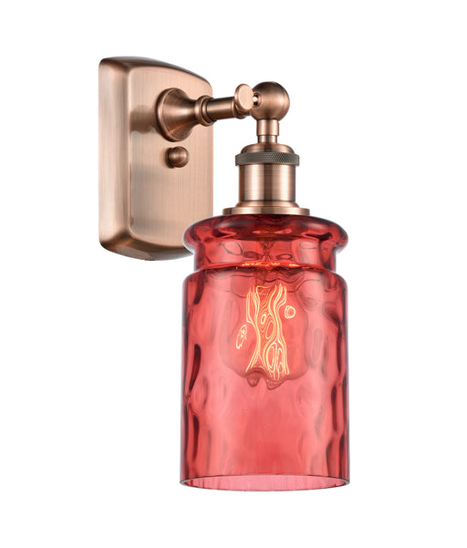 Innovations - 516-1W-AC-G352-RD - One Light Wall Sconce - Ballston - Antique Copper