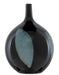 Currey and Company - 1200-0408 - Vase - Black/Steel Blue