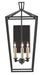 Currey and Company - 5000-0169 - Three Light Wall Sconce - Molé Black