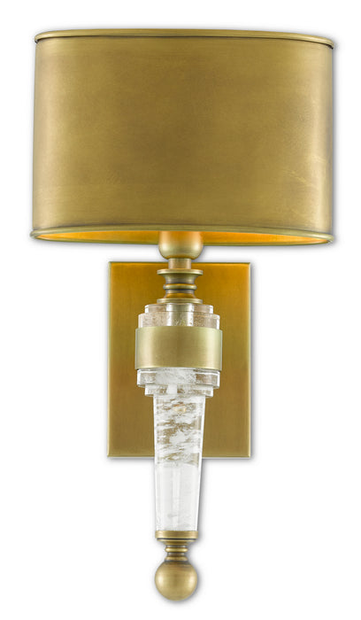 Currey and Company - 5000-0177 - One Light Wall Sconce - Antique Brass