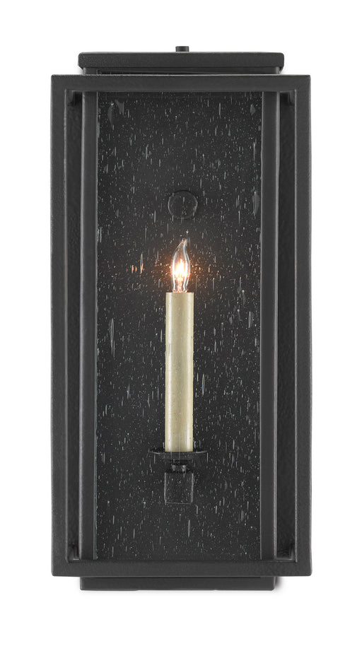 Currey and Company - 5500-0040 - One Light Outdoor Wall Sconce - Midnight