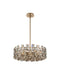 Allegri - 036655-038-FR001 - Eight Light Pendant - Piazze - Brushed Champagne Gold