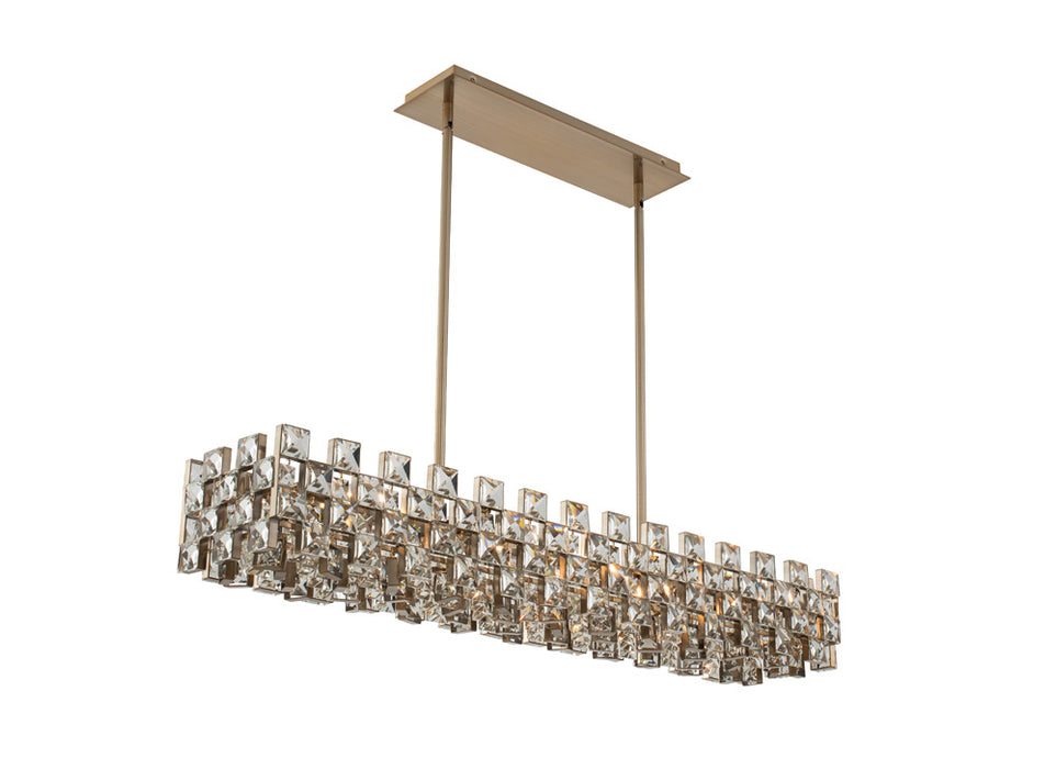 Allegri - 036661-038-FR001 - Eight Light Island Pendant - Piazze - Brushed Champagne Gold