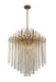 Allegri - 037655-038-FR001 - Six Light Pendant - Estrella - Brushed Champagne Gold