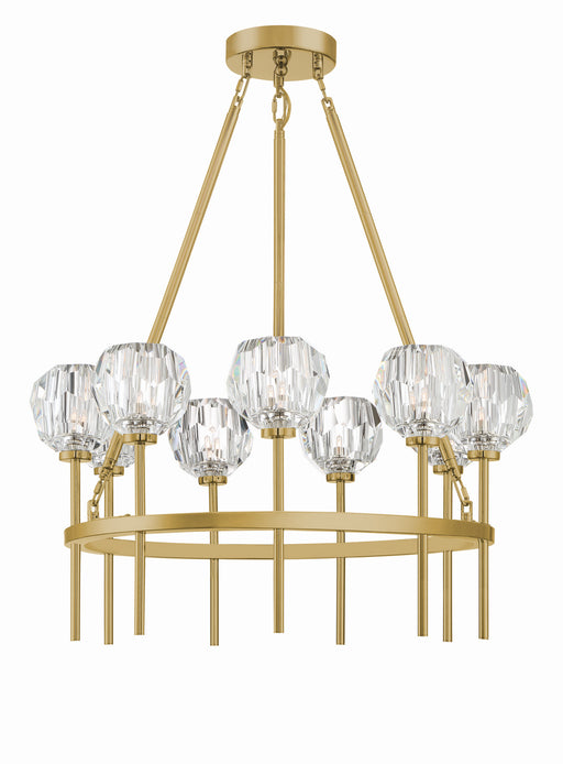 Zeev Lighting - CD10270-9-AGB - Chandelier - Parisian - Aged Brass With Crystal
