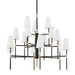 Hudson Valley - 3748-AOB - 15 Light Chandelier - Bowery - Aged Old Bronze