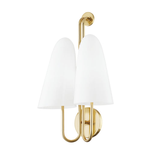Hudson Valley - 7172-AGB - Two Light Wall Sconce - Slate Hill - Aged Brass