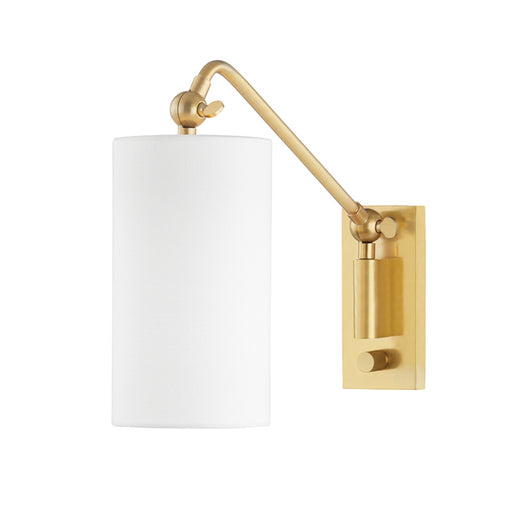 Hudson Valley - 9301-AGB - One Light Wall Sconce - Wayne - Aged Brass