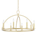Hudson Valley - 9532-AGB - Eight Light Chandelier - Howell - Aged Brass