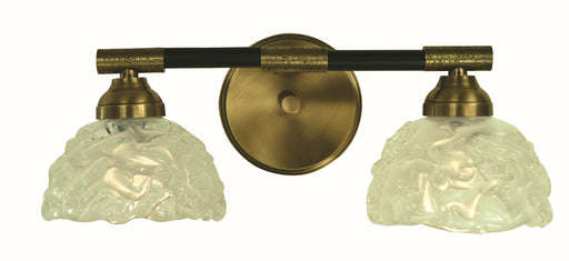 Framburg - 5662 AB/MBLACK - Two Light Wall Sconce - Stonebridge - Antique Brass and Matte Black