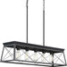 Progress Lighting - P400048-031 - Five Light Island Pendant - Briarwood - Textured Black