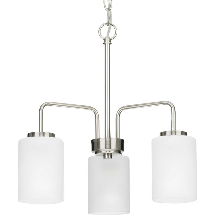 Progress Lighting - P400274-009 - Three Light Chandelier - Merry - Brushed Nickel