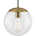 Progress Lighting - P500309-109 - One Light Pendant - Atwell - Brushed Bronze
