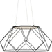 Progress Lighting - P500320-031-30 - One Light Pendant - Geodesic LED - Matte Black