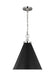 Generation Lighting - CP1271MBKPN - One Light Pendant - WELLFLEET - Midnight Black