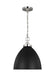 Generation Lighting - CP1291MBKPN - One Light Pendant - WELLFLEET - Midnight Black