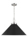 Generation Lighting - CP1311MBKPN - One Light Pendant - WELLFLEET - Midnight Black