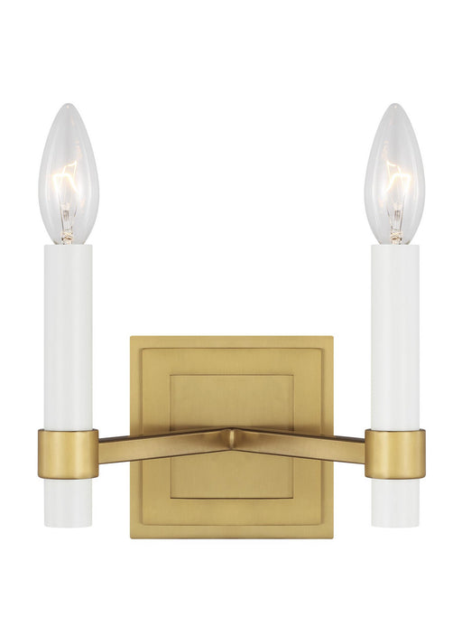 Generation Lighting - CW1222BBS - Two Light Wall Sconce - Marston - Burnished Brass