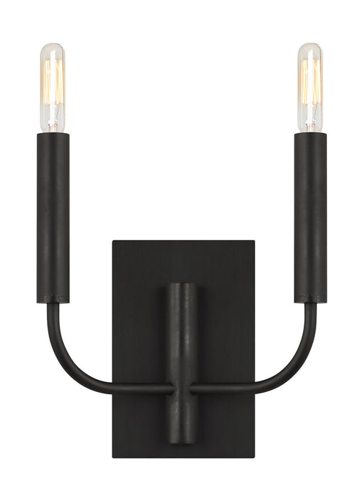 Generation Lighting - EW1002AI - Two Light Wall Sconce - BRIANNA - Aged Iron