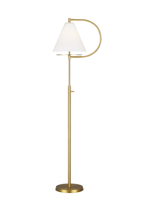 Generation Lighting - KT1251BBS1 - One Light Floor Lamp - GESTURE - Burnished Brass