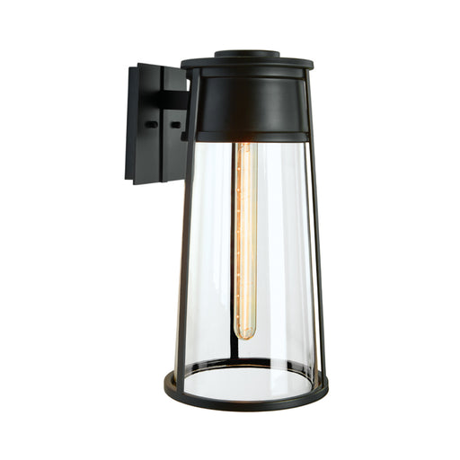 Norwell Lighting - 1246-MB-CL - One Light Wall Sconce - Cone Outdoor Small - Matte Black