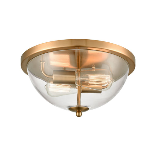 ELK Home - CN280235 - Two Light Flush Mount - Astoria - Satin Gold
