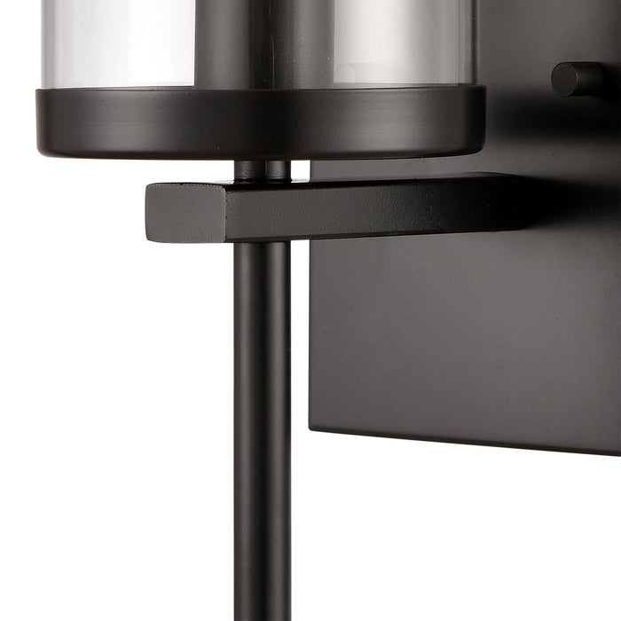 One Light Wall Sconce from the Oakland collection in Black finish