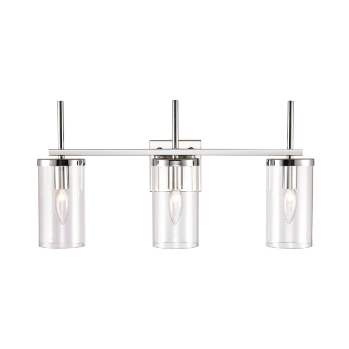 Three Light Bath Bar from the Oakland collection in Chrome finish