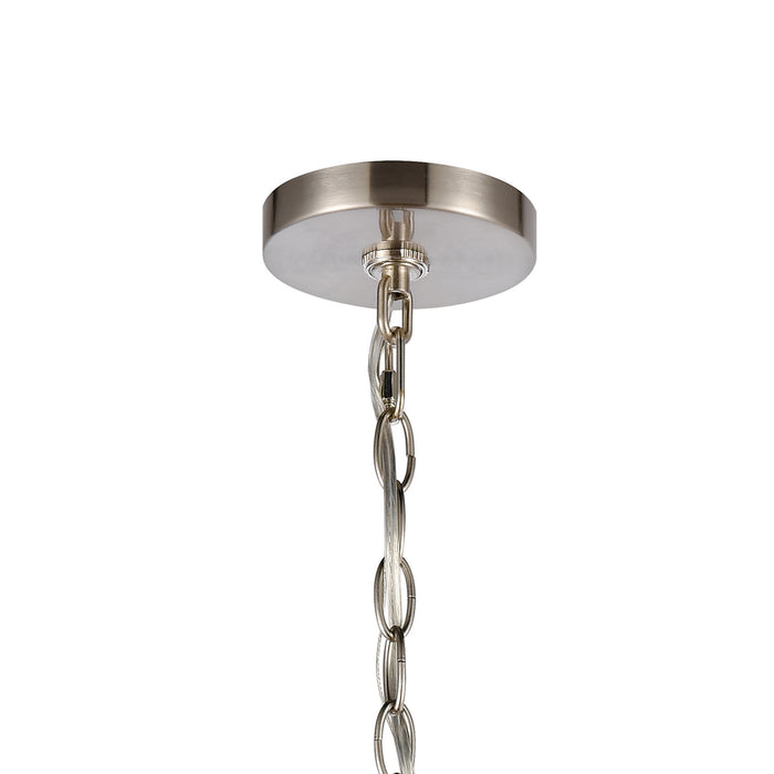 Five Light Chandelier from the Calistoga collection in Brushed Nickel finish