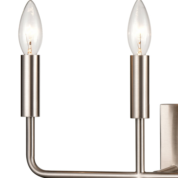Four Light Bath Bar from the Park Slope collection in Brushed Nickel finish